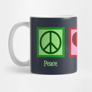 Peace Love Badminton Mug